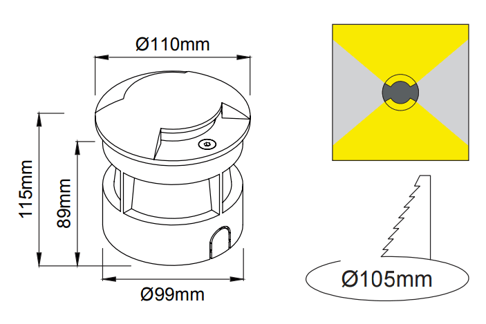 Trace Maxi Dual  – Dessins techniques