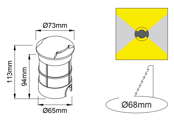 Trace Mini Dual – Dessins techniques
