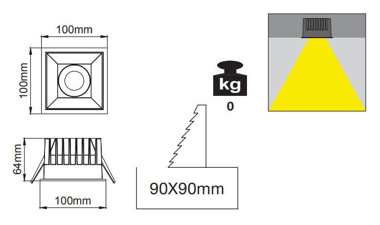 Royal 100 IP – Dessins techniques