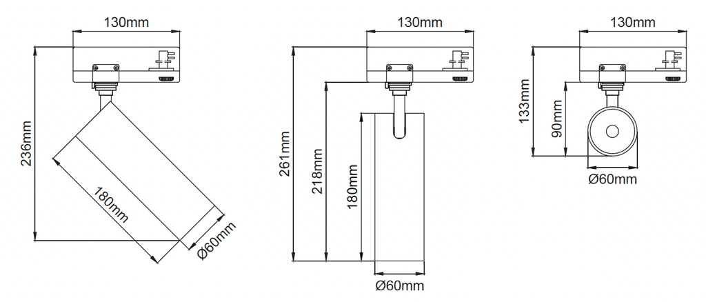 Silindir Deep 60 – Dessins techniques