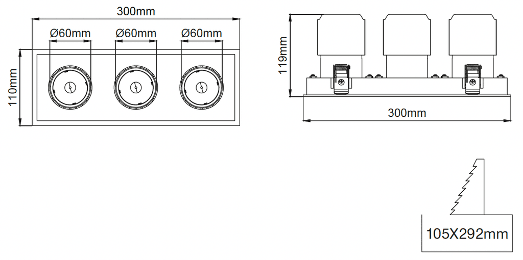 Miniflux – Dessins techniques