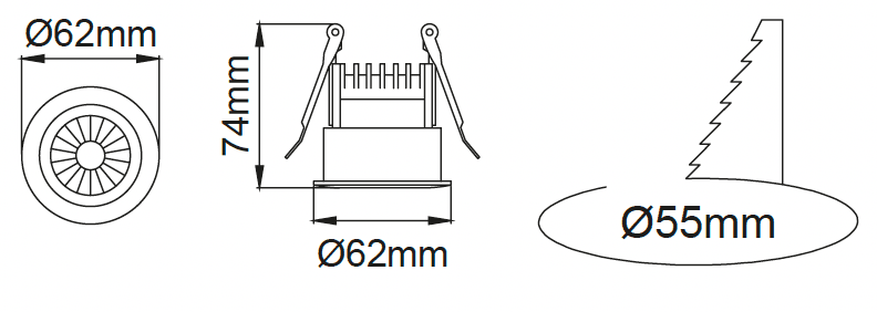 Cub Opto Micro – Dessins techniques