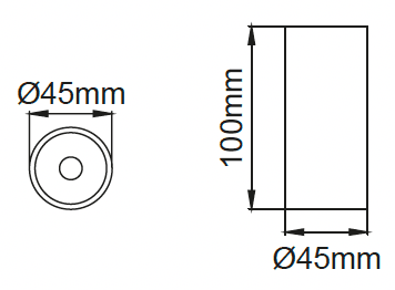 Silindir Deep Opto 45 – Technische Zeichnungen