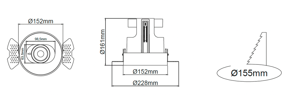 Akro Trimless – Dessins techniques