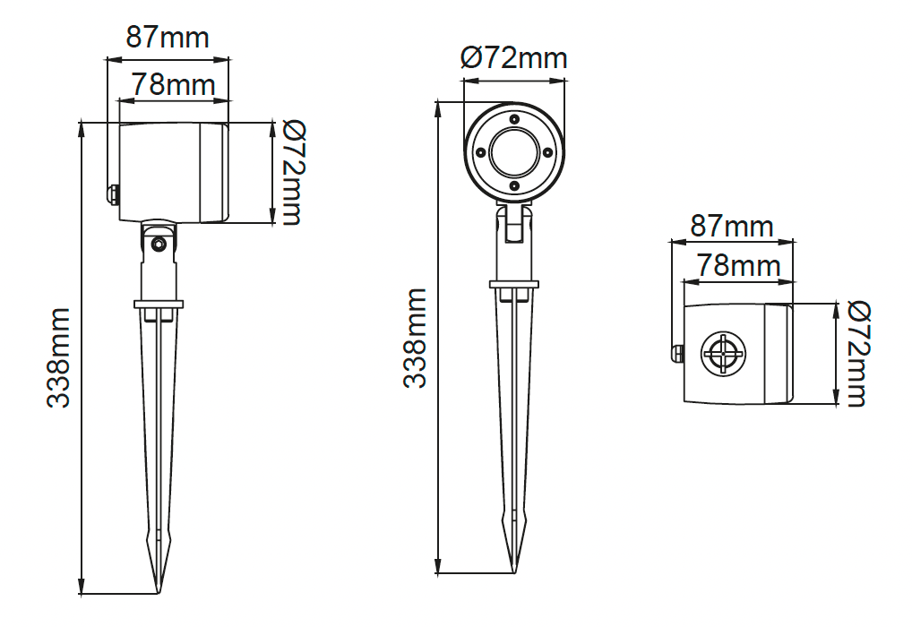 Prozoom Mini – Dessins techniques