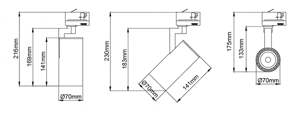 Ray Mini – Dessins techniques