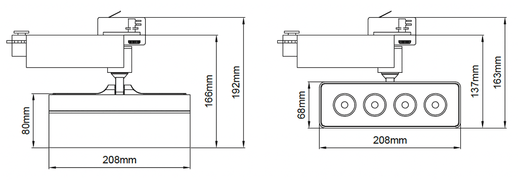 Cosmos RGBW – Dessins techniques