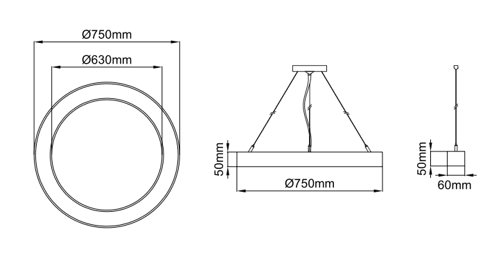 Sivo Super Slim Ring – Technische Zeichnungen