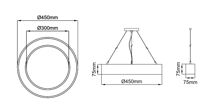 Sivo Slim Ring – Dessins techniques