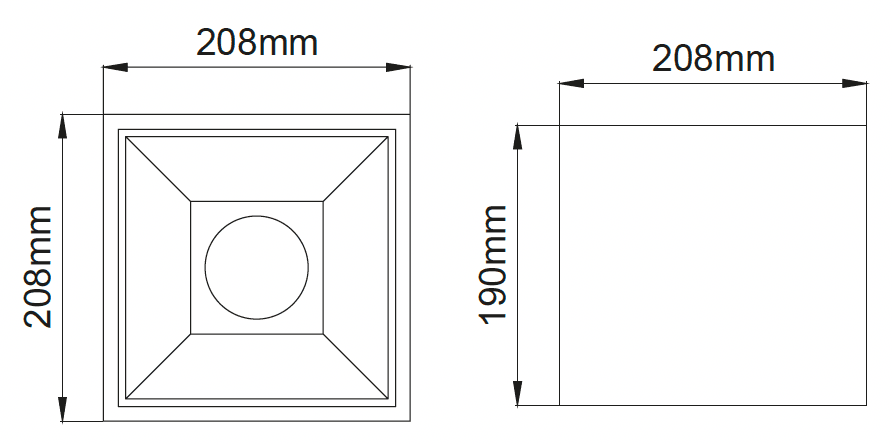 Ares Maxi Surface – Technical Drawings
