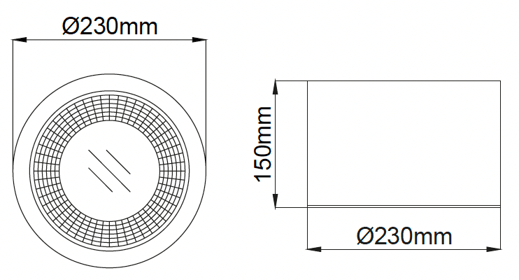 Leila Maxi Surface – Technical Drawings