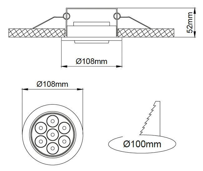 Lumea Midi – Dessins techniques