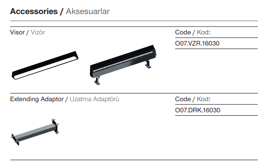 Crossfire – Accessoires