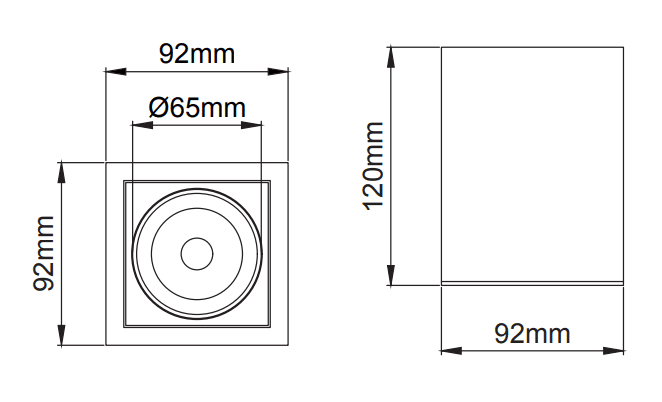 Deepress IP Surface – Dessins techniques