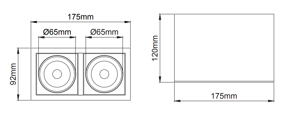 Deepress IP Surface – Dessins techniques